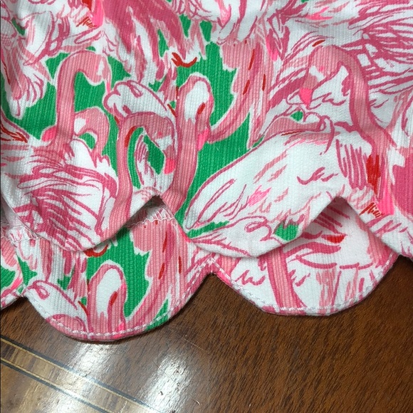 Lilly Pulitzer pink flamingos shorts - Picture 3 of 8
